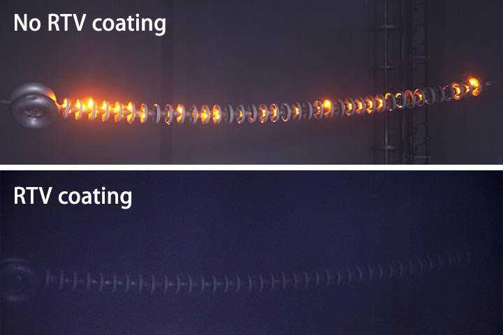 Artificial contamination test on 500kV suspension insulator strings