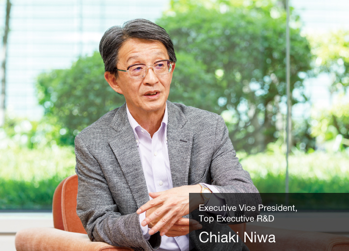 Executive Vice President, Top Executive R&D Chiaki Niwa