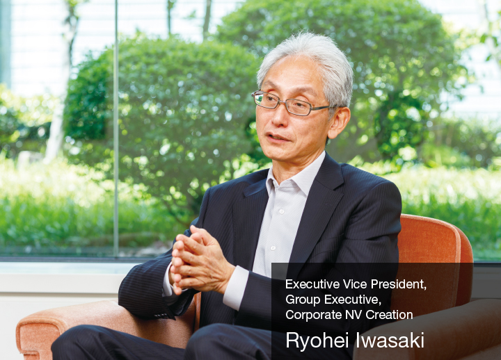 Executive Vice President, Group Executive, Corporate NV Creation Ryohei Iwasaki