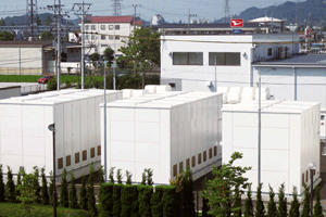 The NAS battery of the Maruho Co., Ltd. Hikone Plant