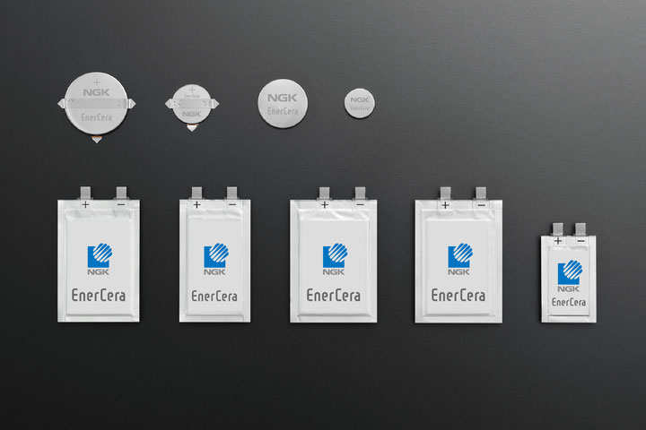 Lithium-ion rechargeable battery EnerCera