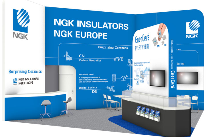 NGK exhibition booth (Image)