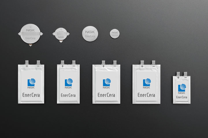 Li-ion rechargeable battery “EnerCera” series