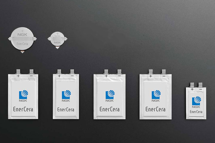 Lithium-ion rechargeable battery “EnerCera” series