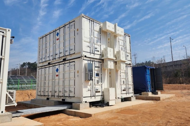 Installed NAS batteries at KEPCO demonstration test site