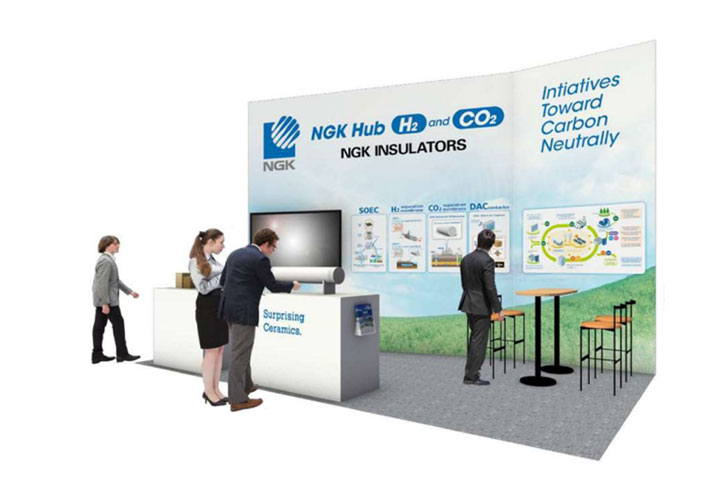 NGK exhibition booth (image)