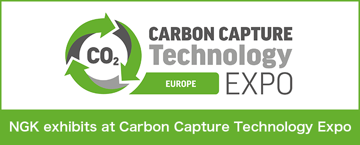 NGK exhibits at Carbon Capture Technology Expo