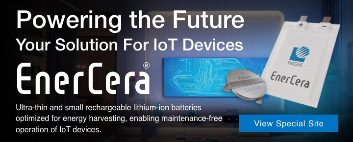 EnerCera Ultra-thin, High-heat-resistance, and high-power Lithium-ion rechargeable batteries