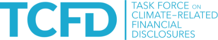 This is the logo of the Taskforce on Climate-Related Financial Disclosures (TCFD).